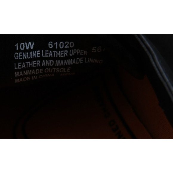 NWOB timberland montgomery shoes oxfords lace up black leather mens sz 10 W WIDE - Picture 12 of 12